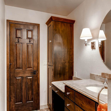 Charming Designer Details for this Master Bath