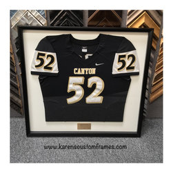Sports Memorabilia in Custom Shadowbox Frames - Products