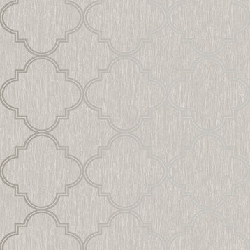 Silk Sparkle Trellis Neutral Wallpaper