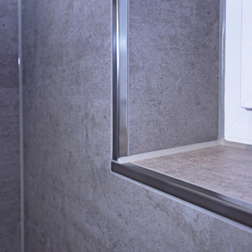 Aus einem Badezimmer wird ein Duschbad im Münchner Osten