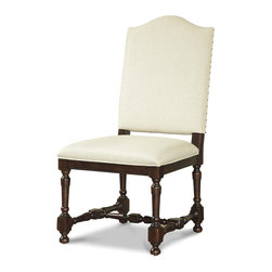 Proximity Upholstered Camelback Dining Side Chair - Dining Chairs