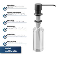 Karran SD25 Kitchen Soap/Lotion Dispenser, Gunmetal Grey