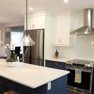 Two Toned Family Kitchen