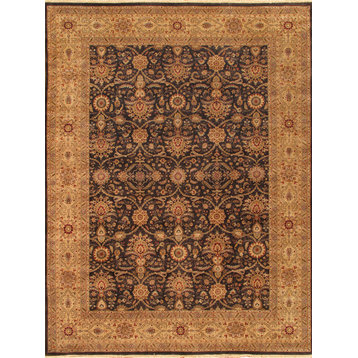 Pasargad Home Baku Collection Hand-Knotted Wool Area Rug  8' 10" X 11' 8"