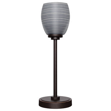 Luna 1-Light Table Lamp, Dark Granite/Gray Matrix
