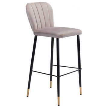 Manchester Bar Chair, Set of 2 Gray