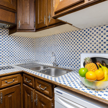 Cooking up a storm in a cozy Parisian kitchen