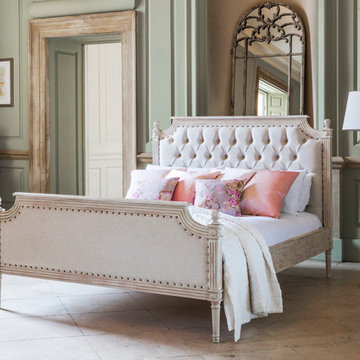 Vignette Upholstered French Bed