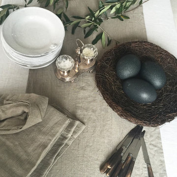 Rough Linen Table