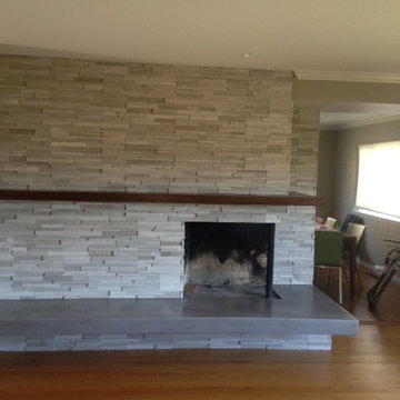 Living Room Fireplace Renovation