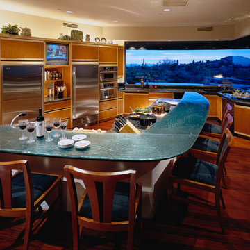 GLASS KITCHEN COUNTERTOPS