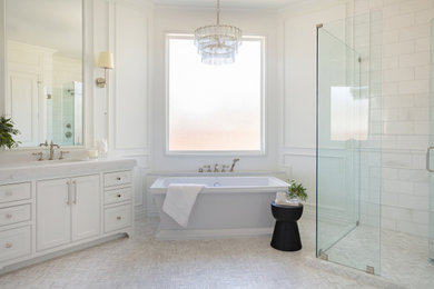 Example of a trendy home design design in Dallas