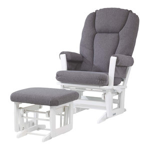 multiposition glider and ottoman