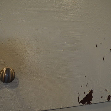 Before - Brush marks and peeling
