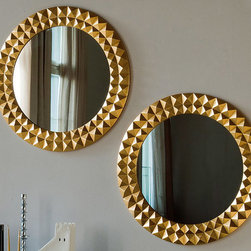 Egypt Round Wall Mirror by Cattelan Italia - $1,245.00 - Wall Mirrors