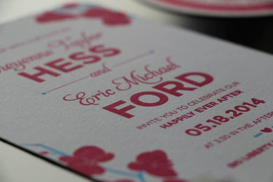 Cheyenne's Letterpress Project