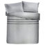Tassels Easy Care Duvet Cover Set, Grey, King