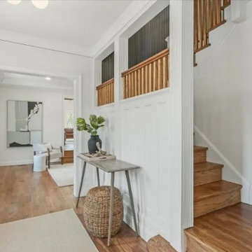 front entrance, with kitchen to rear (right of photo), living spaces beyond