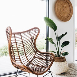 Rattan Wing Chair - Armchairs and Accent Chairs
