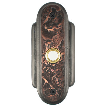 Seacrest Doorbell, Handmade Luxury Hardware, Bronze