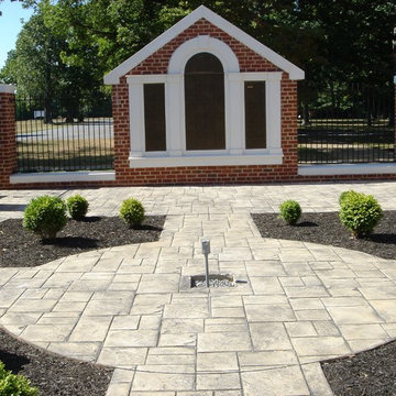 Stamped Concrete Garden
