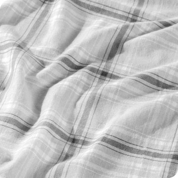 Bare Home Cotton Flannel Sheet Set, Tartan Plaid, Split King