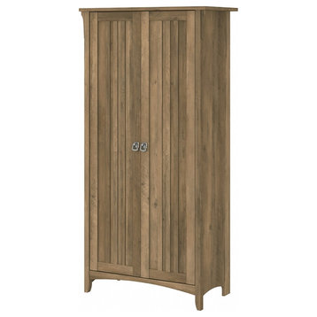 Salinas Tall Storage Cabinet with Doors in Reclaimed Pine - Engineered Wood
