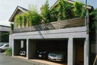 Photo of a modern garage in Tokyo.