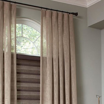 Sheer Linen Beach Style Curtains & Draperies of Indianapolis- Custom Styles at A