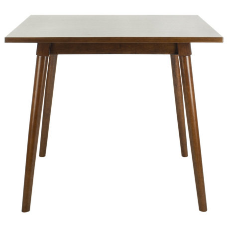 Safavieh Simone Square Dining Table, Walnut