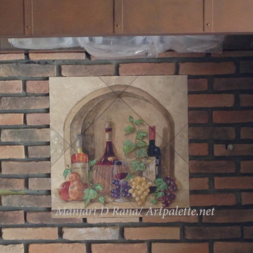 Kitchen Backsplash Murals / Wine Cellar Art & Murals
