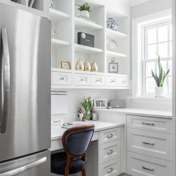 Traditional Pristine White Kitchen