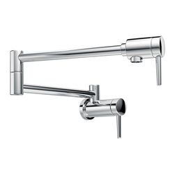Contemporary Wall-Mount Pot Filler Faucet - Pot Fillers