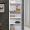 Hodedah 4-Door Kitchen Pantry With 4-Shelves, 5-Compartments In White