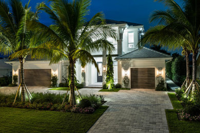 Coastal exterior home idea in Miami