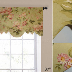 Priority Home & Design - Scalloped Julia Valance - Select From 500+ Fabrics - Valances