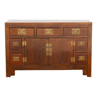 Bleached Lattice Kitchen Cabinet From Tianjin - Late 19thC Bleached Lattice Kitchen Cabinet From Tianjin - Late 19thC