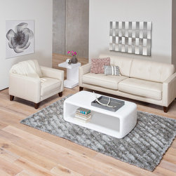 Gregata Leather Sofa - Sofas