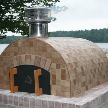 The Kenny Family Wood Fired Brick Pizza Oven in Maine