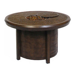 Castelle Classical 40" Forged Top Fire Pit with Lid - Fire Pits