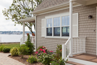 Example of a classic exterior home design in Providence