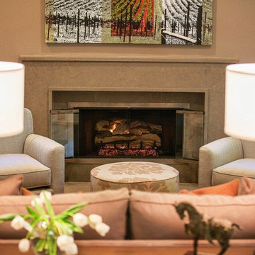 Leuck Remodel. Lafayette, CA. Full Service Design Firm. Living Room.