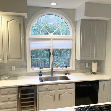 Before and after Kitchen Remodeling Project in McLean, Virginia