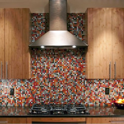 Brio Glass Mosaic Tile Custom Blend - タイル