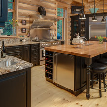 Black Kitchen Cabin