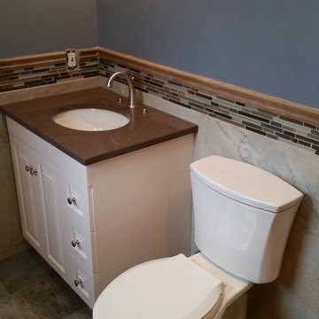 Olympic Slate Wall Tile Bath - Oak Ridge, NJ