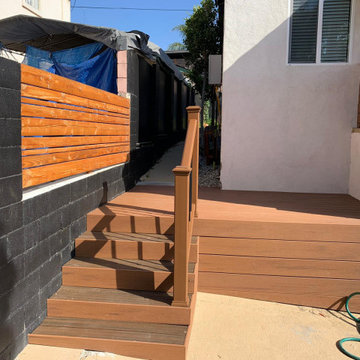 Custom Trex Deck, Steps and Railing