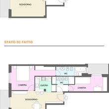 ristrutturazione via napione 27 da 1 a 2 camere da letto
