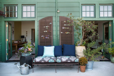 Inspiration for an eclectic patio remodel in San Francisco