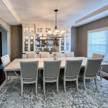 Gorgeous Dining Room with Buffet Cabinetry